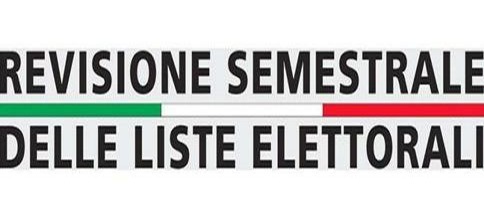 Manifesto revisione semestrale liste elettorali