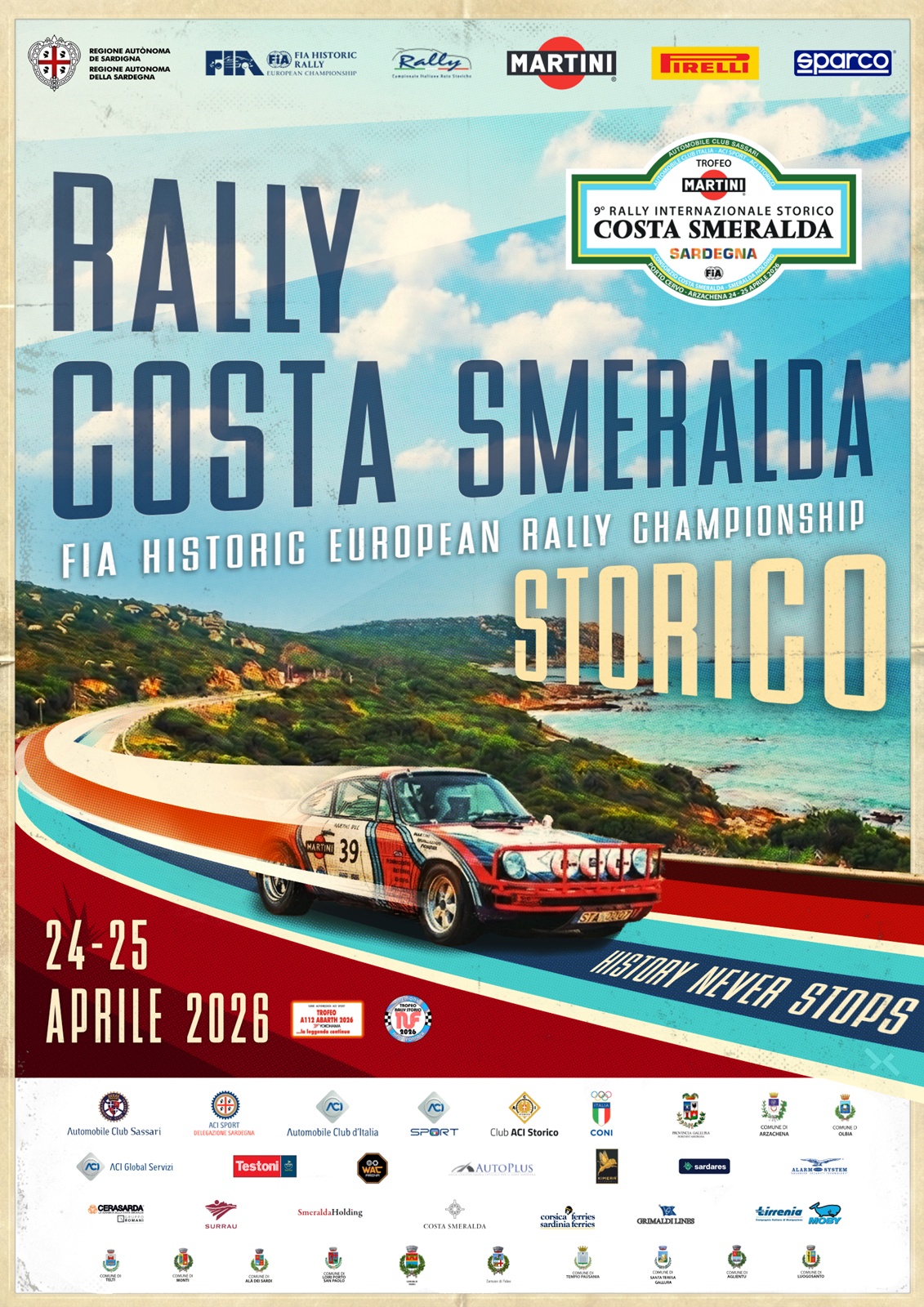 Rally Costa Smeralda Storico 2026 - Locandina