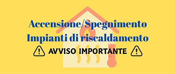 Accensione impianti di riscaldamento