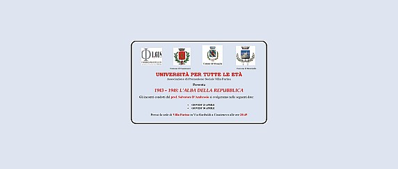 1943 – 1948: L’alba della Repubblica