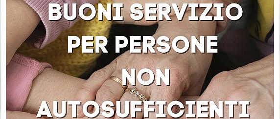 BUONI SERVIZIO PER LE PERSONE NON AUTOSUFFICIENTI - Regione Lazio