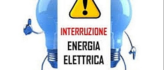 Avviso di interruzione di energia elettrica