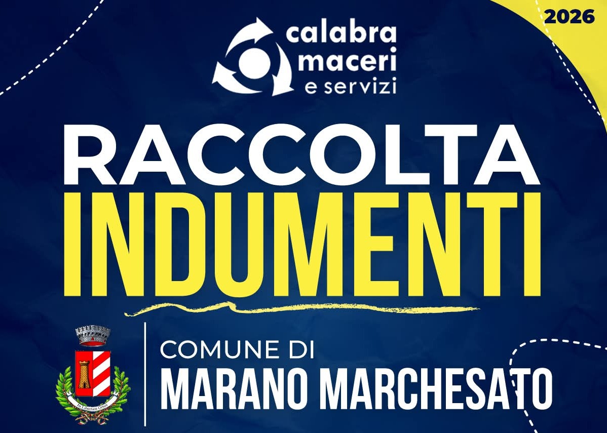 RACCOLTA INDUMENTI GIORNO 22 APRILE 2026