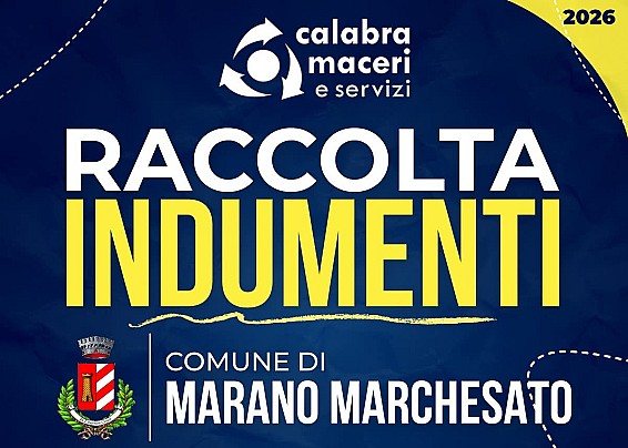 RACCOLTA INDUMENTI GIORNO 22 APRILE 2026