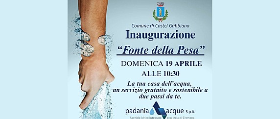 Inaugurazione Fonte della Pesa