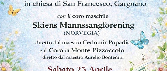 Concerto dei Cori Monte Pizzocolo e Skiens Mannssangforening
