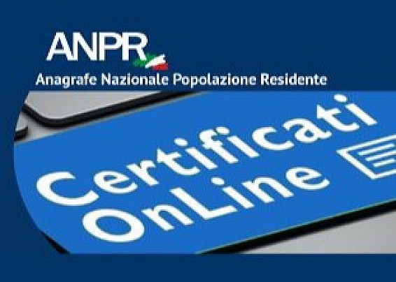 CERTIFICATI DELLO STATO CIVILE SCARICABILI ONLINE DAL PORTALE ANPR