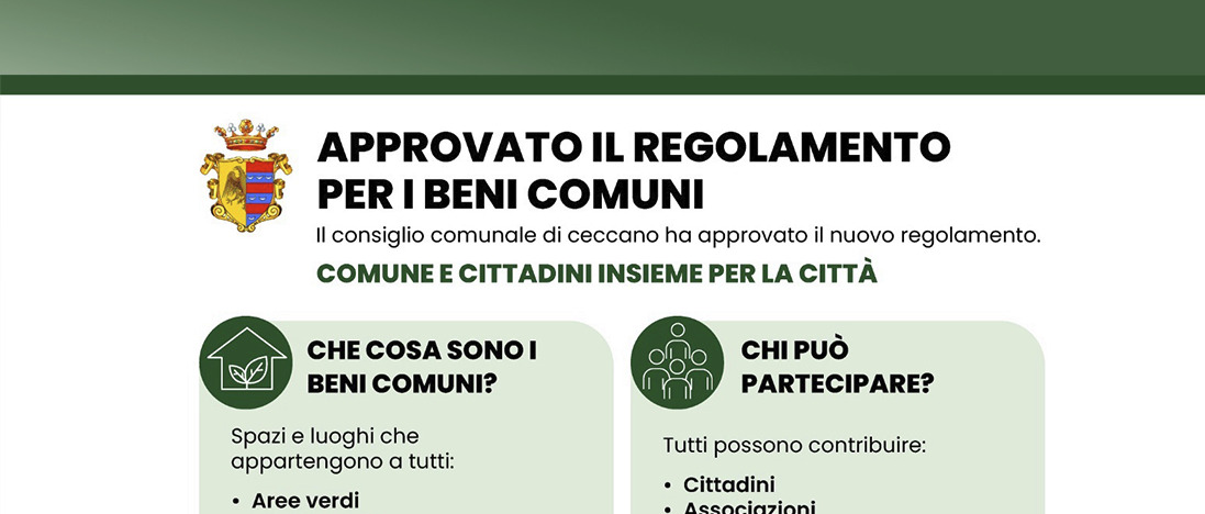 Regolamento Beni Comuni