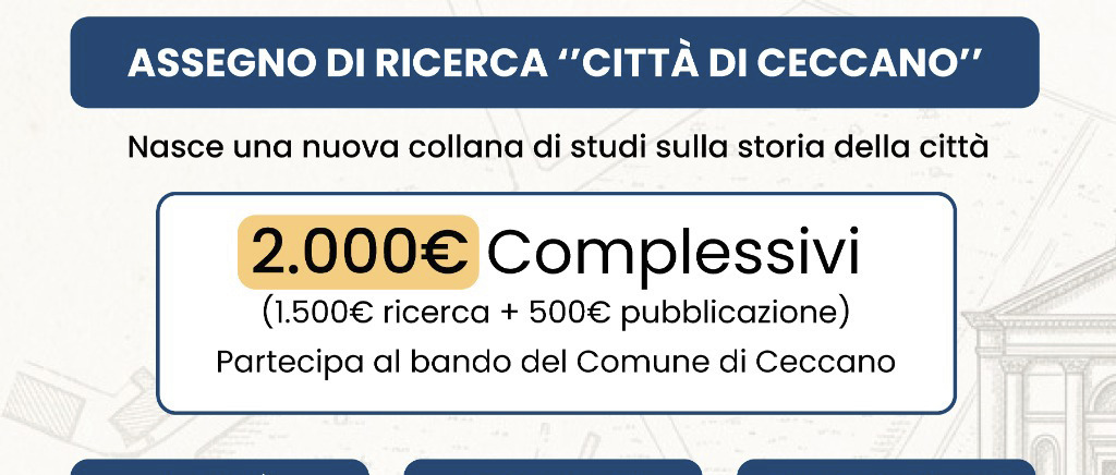 Assegno di Ricerca 2026