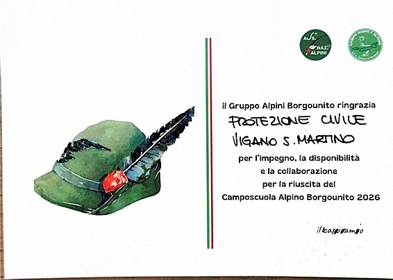 Camposcuola Alpini Borgounito 2026 17-18-19 Aprile 2026