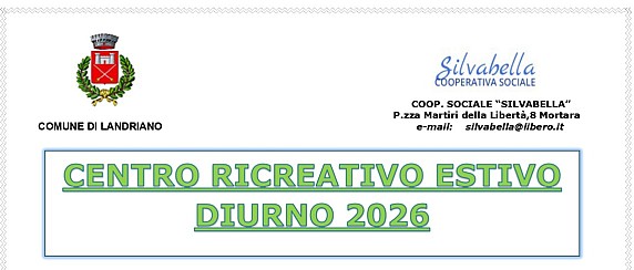 Centro ricreativo estivo diurno 2026
