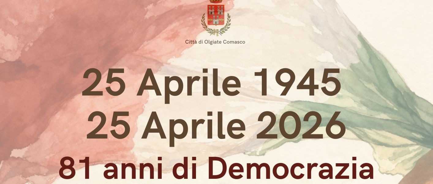 25 Aprile – 81° Anniversario della Liberazione