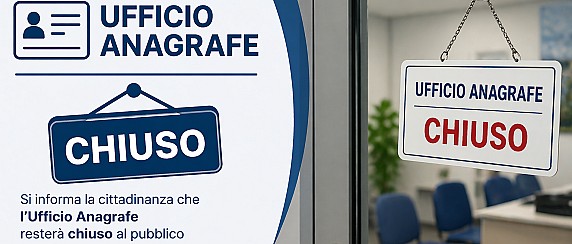 Chiusura Ufficio Anagrafe