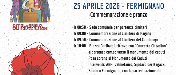 Fermignano celebra il 25 Aprile - “Fiore del Partigiano”