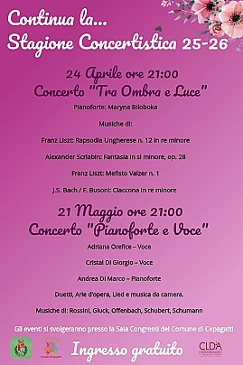 Concerto tra ombra e luce