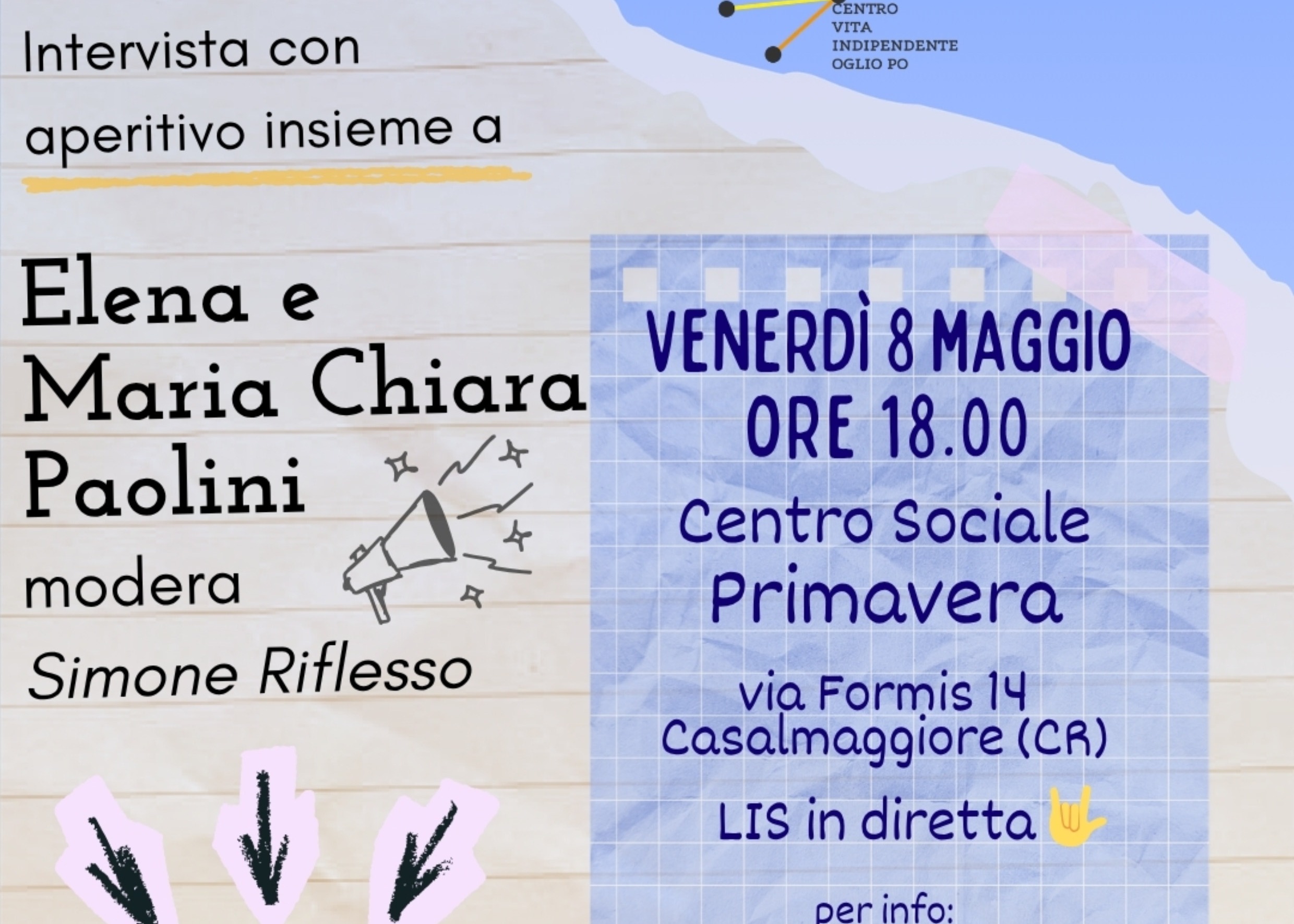 Intervista con aperitivo: incontro con Elena e Maria Chiara Paolini a Casalmaggiore