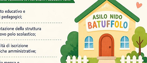 Incontro informativo Asilo Nido Comunale – Presentazione offerta educativa e iscrizioni