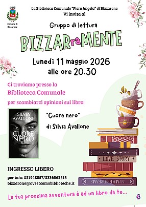 Gruppo di lettura 6 - 11 maggio 2026 