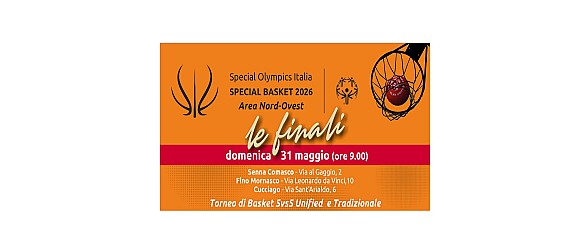 Special Olympics Italia SPECIAL BASKET 2026 Area Nord-Ovest
