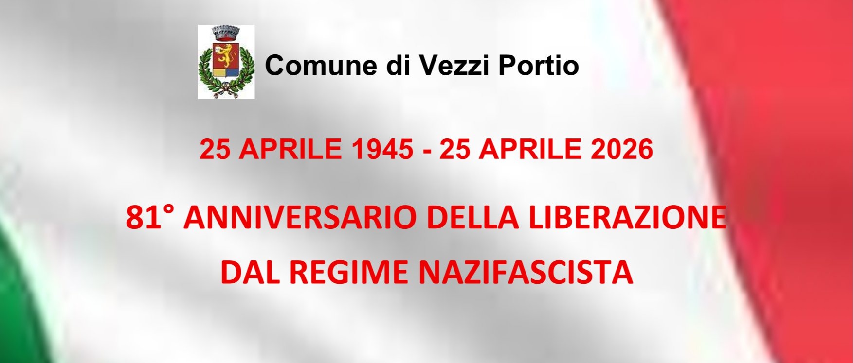 25 APRILE 1945 - 25 APRILE 2026