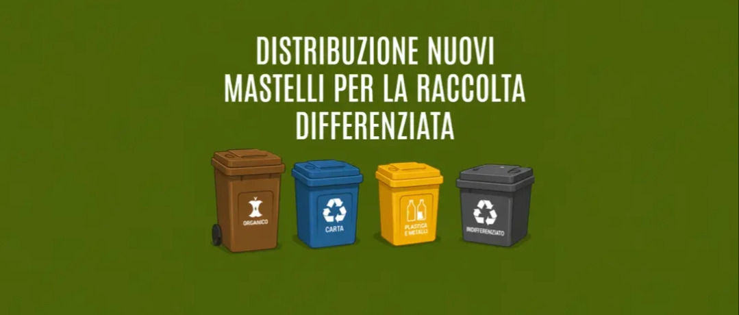 Distribuzione nuovi mastelli per la raccolta differenziata