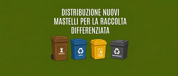 Distribuzione nuovi mastelli per la raccolta differenziata