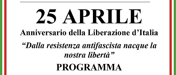 25 Aprile 2026, Anniversario della Liberazione d'Italia