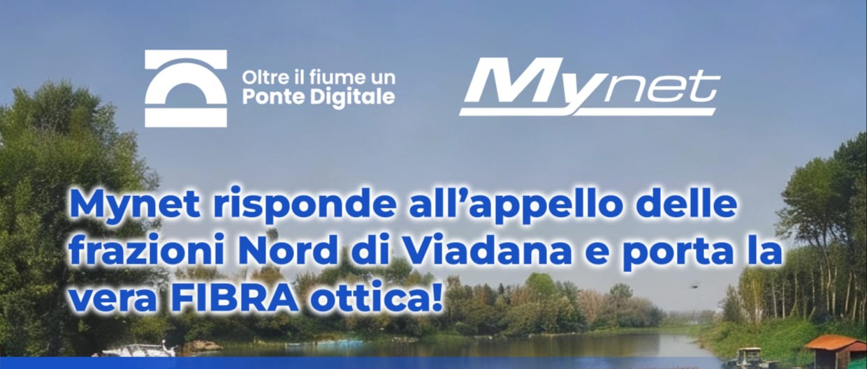 Lunedì 27 aprile 2026 - Mynet presenta il progetto "Oltre il fiume - un ponte digitale" - Cinema Lux San Matteo delle Chiaviche - ore 19.30