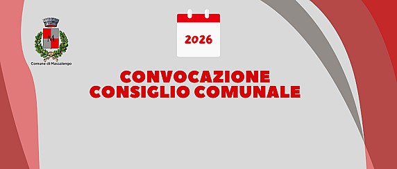 Convocazione Consiglio Comunale del 5.05.2026