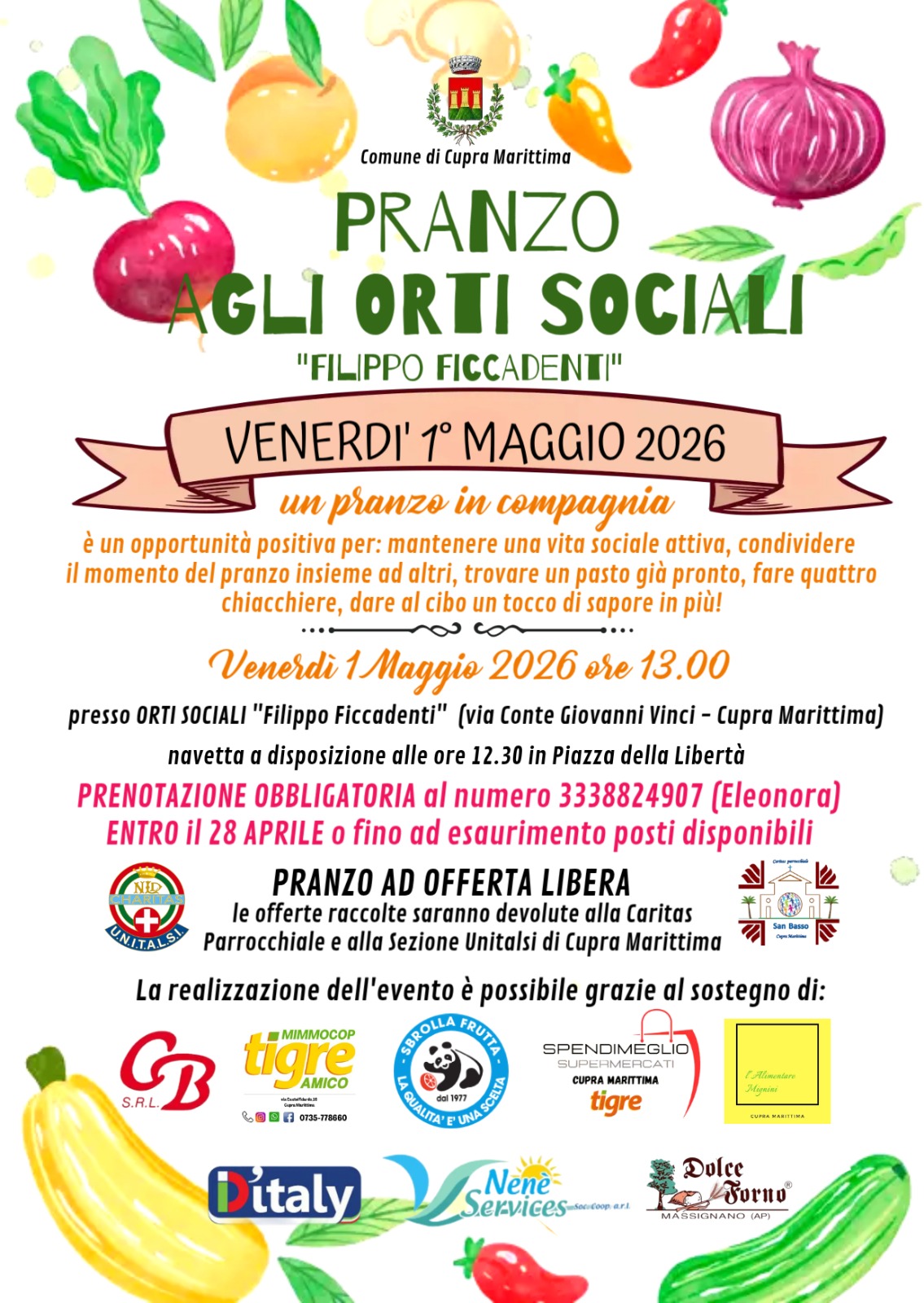 Pranzo Orti Sociali