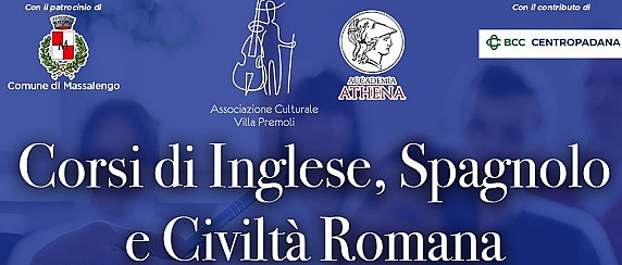 Corsi di inglese , spagnolo e civiltà greca