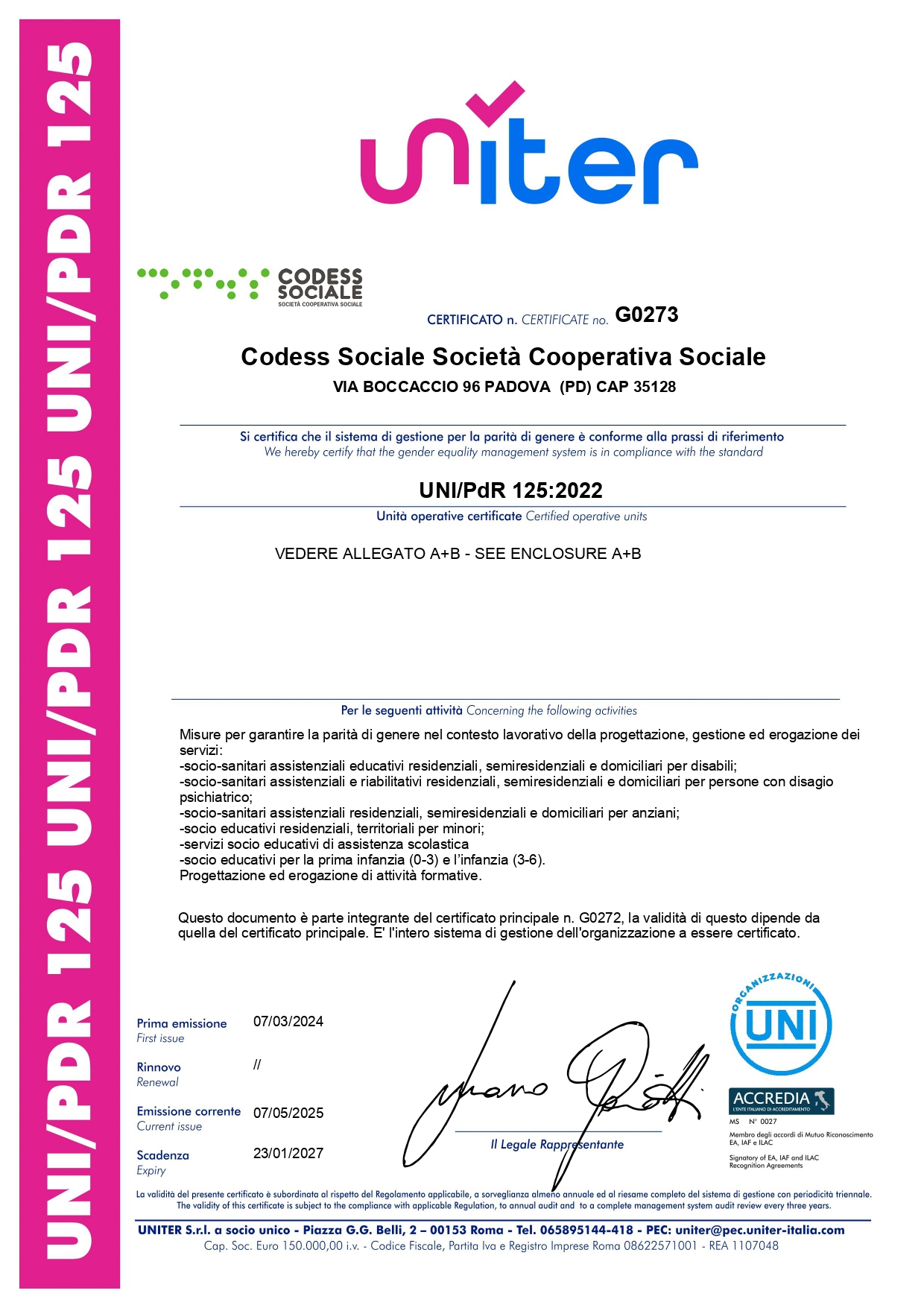 UNI pdr 125_2022