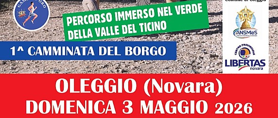 1° Camminata del Borgo - Domenica 3 maggio