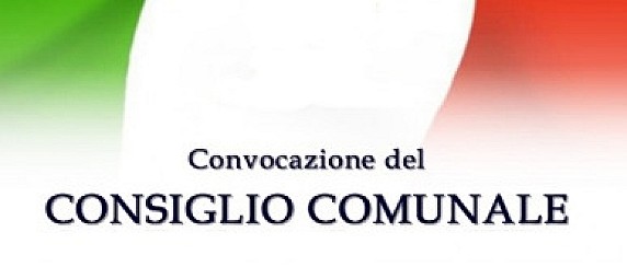 Convocazione Consiglio comunale  mercoledì 29 aprile 2026