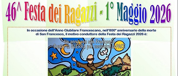 Il 1° maggio a Cogruzzo la 46esima festa dei ragazzi