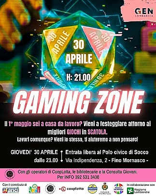 socco game zone 30 aprile 26