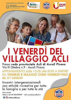 VENERDI' VILLAGGIO ACLI