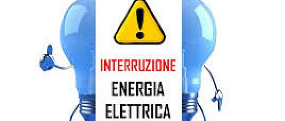 Avviso di interruzione energia elettrica Martedì 5 maggio 2026