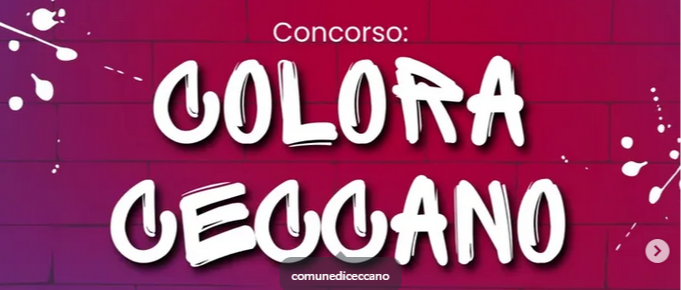 Colora Ceccano: la città è la tua tela