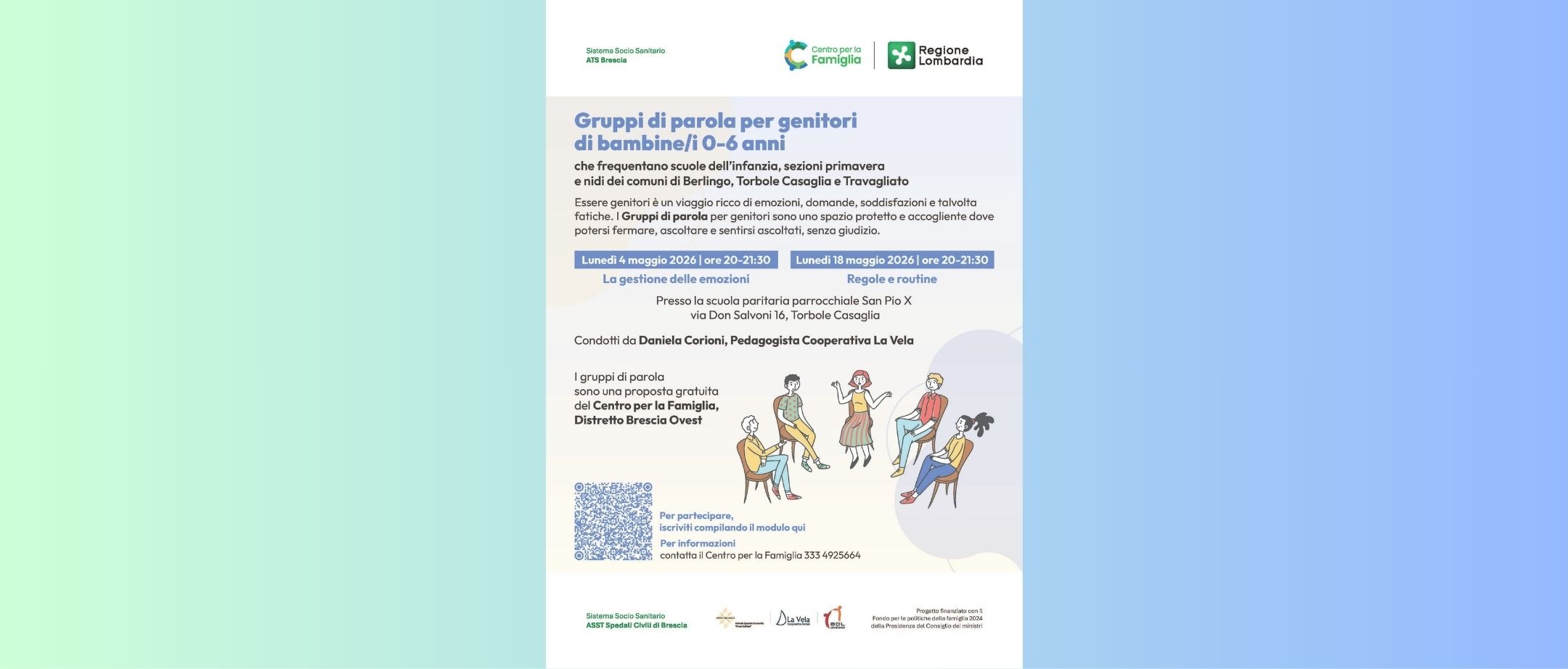 Gruppi di Parola per Genitori e Bambine/i 0-6 anni