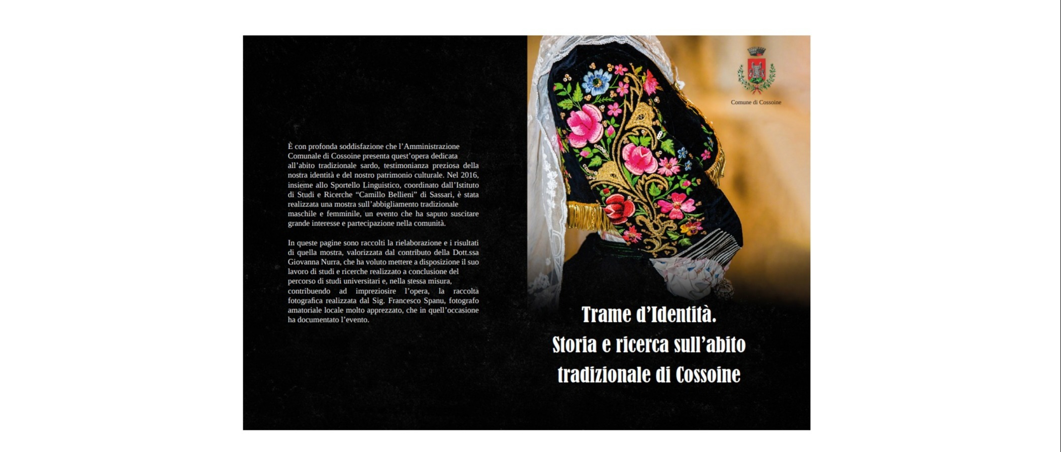 Trame d'identità. Storia e ricerca sull'abito tradizionale di Cossoine