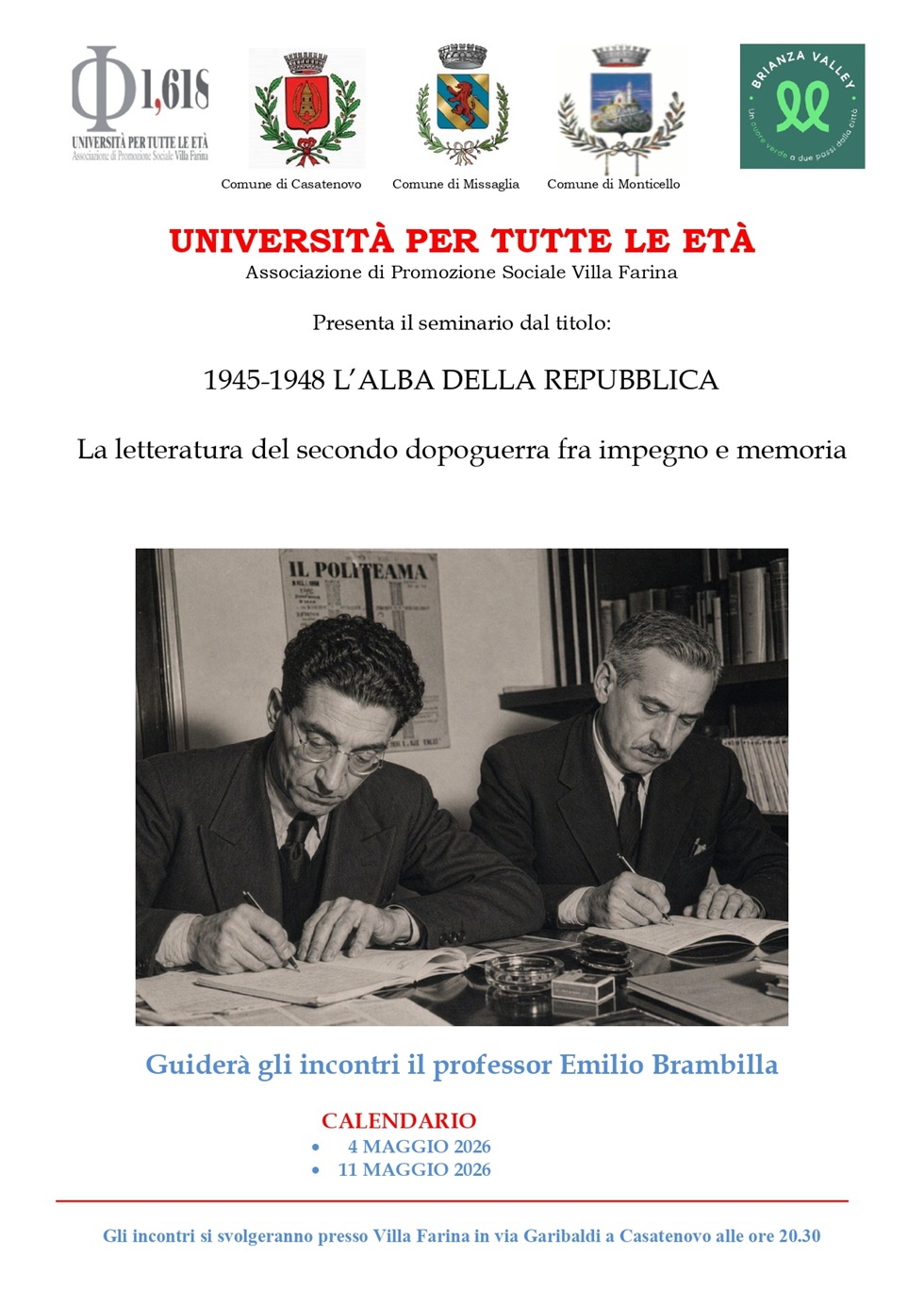 Volantino Prof. Brambilla Emilio maggio 2026_1