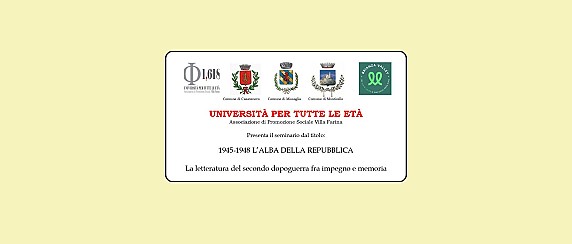 1943 – 1948: L’alba della Repubblica - La letteratura del secondo dopoguerra fra impegno e memoria