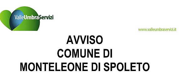 Avviso comune di Monteleone di Spoleto - possibili interruzioni nell’erogazione dell’acqua