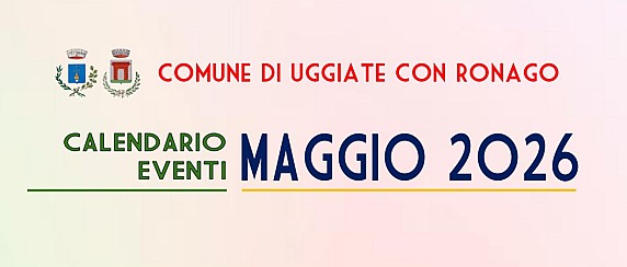Calendario eventi Maggio 2026