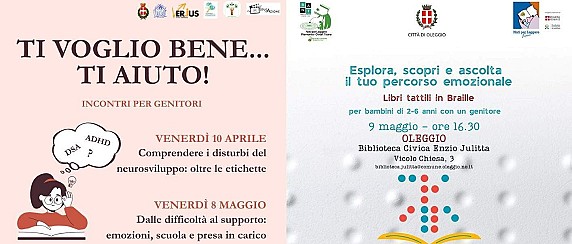 Eventi in Biblioteca - dal 6 al 9 maggio