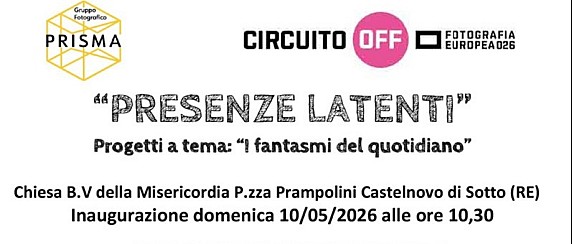 Domenica 10 maggio inaugurerà la mostra a tema “I fantasmi del quotidiano”