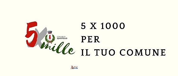 5 x 1000 per il tuo Comune