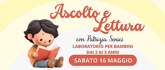 Laboratorio di ascolto e lettura per bambini dai 2 ai 3 anni