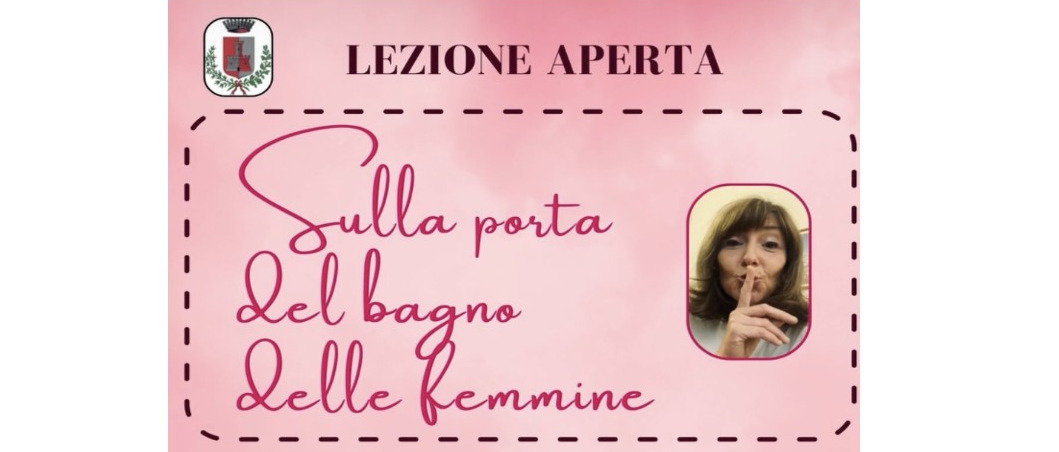 Lezione aperta di Valentina Romano Sulla porta del bagno delle femmine."Catullo poeta d'amore"